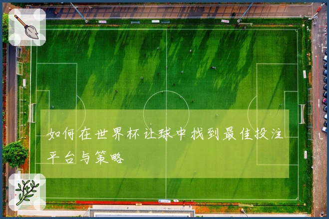 如何在世界杯让球中找到最佳投注平台与策略